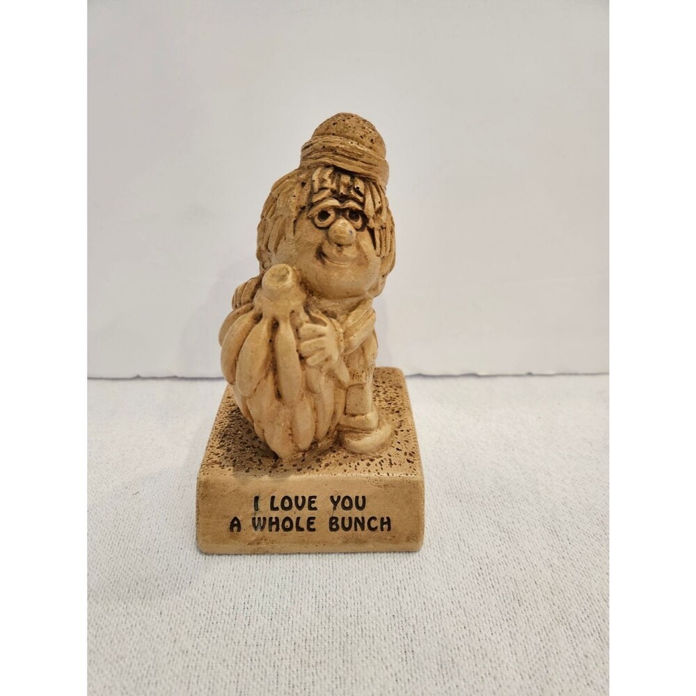 Vintage Paula Figurine—I love you a whole bunch—Bananas Retro 1973